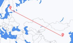 Flyg från Xi'an till Jyväskylä