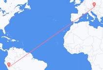 出发地 秘鲁出发地 瓦努科目的地 奥地利维也纳的航班