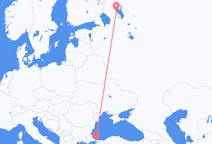Flyg från Petrozavodsk till Istanbul