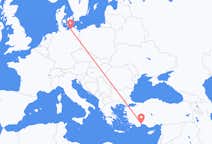 出发地 德国出发地 罗斯托克目的地 土耳其安塔利亚的航班
