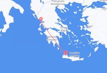 Flights from Preveza, Greece to Chania, Greece