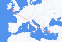 Flights from Newquay, England to Rhodes, Greece