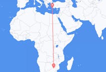 Flyg från Polokwane, Limpopo, Sydafrika till Rhodes, England, Grekland