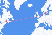 Flyg från Portland, USA till Bornholm, Danmark