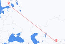 우즈베키스탄 타슈켄트에서 출발해 핀란드 라펜란타에게(으)로 가는 항공편