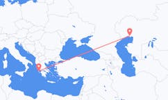 Flyreiser fra Atyrau, Kasakhstan til Kefallinia, Hellas