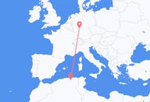Flyg från Sétif, Algeriet till Frankfurt, Tyskland