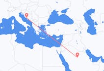 Flights from Al-Qassim Region to Split