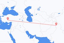 Flyreiser fra Srinagar, India til Konya, Tyrkia