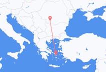出发地 希腊米科诺斯目的地 罗马尼亚克拉約瓦的航班