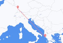 Flights from Strasbourg, France to Corfu, Greece