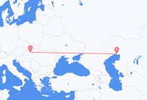 Loty z Atyrau, Kazachstan do Budapesztu, Węgry