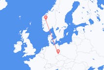 Flyreiser fra Sogndal, Norge til Dresden, Tyskland