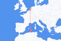 Flyreiser fra Béjaïa, Algerie til Brussel, Belgia