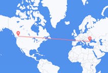 Flights from Kamloops, Canada to Varna, Bulgaria