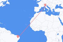 Flights from Serra Talhada, Brazil to Pisa, Italy