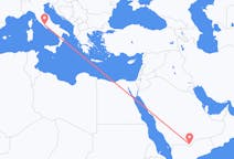 Voli da Shaurah, Arabia Saudita a Roma, Italia