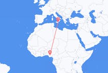 Flights from Asaba, Nigeria to Catania, Italy