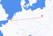 Flyg från Lille, Frankrike till Lodz, Polen