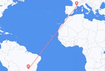Flights from Uberlândia, Brazil to Béziers, France