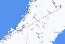 Vols depuis la ville de Molde vers la ville d'Arvidsjaur