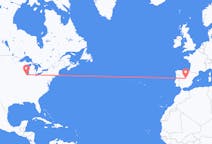 Flights from Chicago, the United States to Madrid, Spain