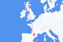 Flyrejser fra Lleida, Spanien til Edinburgh, Skotland