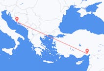 Flyg från Adana till Split