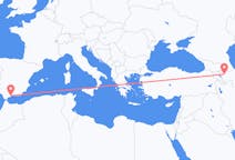 Flyreiser fra Gandsja, Aserbajdsjan til Málaga, Spania
