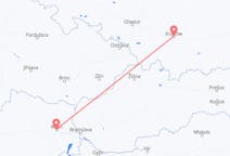 Flyg från Kraków, Polen till Wien, Österrike
