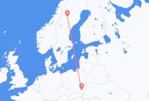 Flyrejser fra Vilhelmina, Sverige til Rzeszów, Polen