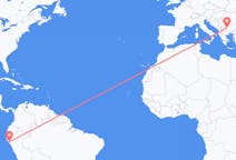 Flyrejser fra Chiclayo, Peru til Sofia, Bulgarien