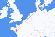 Flyrejser fra Sønderborg, Danmark til Nantes, Frankrig