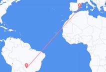 Flights from Campo Grande, Brazil to Ibiza, Spain