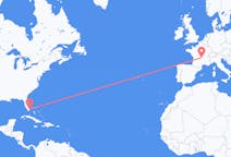 美国出发地 迈阿密飞往美国目的地 克莱蒙费朗的航班