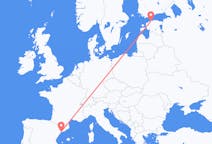 Flyrejser fra Tallinn til Reus