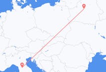 Flyreiser fra Firenze, Italia til Minsk, Hviterussland