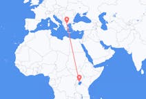 Flights from Entebbe, Uganda to Thessaloniki, Greece