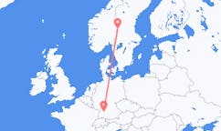 Flyreiser fra Stuttgart, Tyskland til Rörbäcksnäs, Sverige