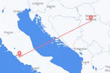 Flyg från Rom till Belgrad