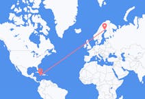 Flyreiser fra Kingston, Jamaica til Luleå, Sverige