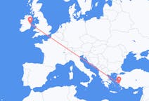 Flyg från Samos, Grekland till Dublin, Irland