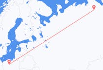 Flights from Vorkuta, Russia to Bydgoszcz, Poland