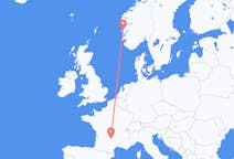 Flights from Aurillac, France to Bergen, Norway