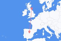 Flights from Madrid, Spain to Durham, England, the United Kingdom