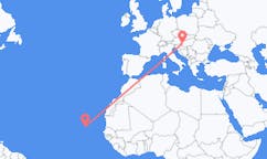 Flyrejser fra São Vicente, Kap Verde til Heviz, Ungarn