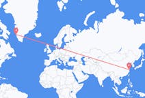 Рейсы из Шанхая, Китай в Маниицок, Гренландия