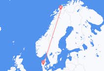 Flights from Bardufoss to Billund
