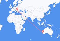 澳大利亚出发地 伯斯飞往澳大利亚目的地 贝尔格莱德的航班