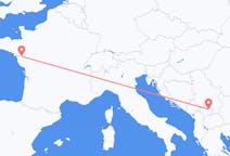Flüge von Pristina, Kosovo nach Nantes, Frankreich